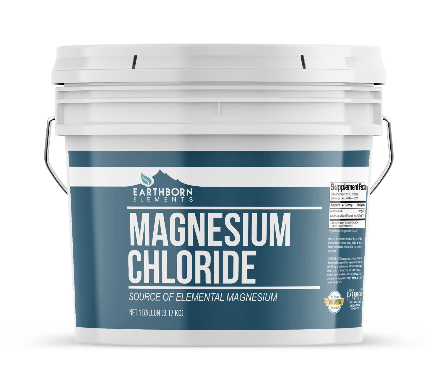Earthborn Elements Magnesium Chloride (1 Gallon) – Elemental Magnesium Source