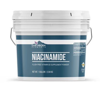 Earthborn Elements Niacinamide 1 Gallon – Flush Free Vitamin B3 Powder