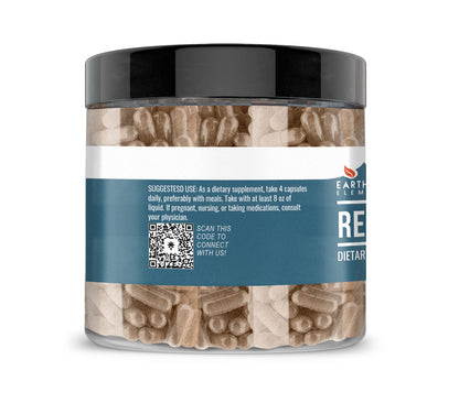 Earthborn Elements Reishi Mushroom 200 Capsules – Pure & Undiluted