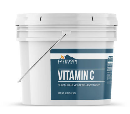 Earthborn Elements Vitamin C Powder (1 Gallon) – Pure, Undiluted Vitamin C