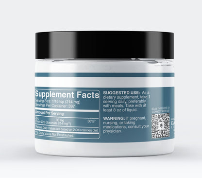 Earthborn Elements Zinc Gluconate 3 oz – Always Pure, No Fillers or Additives