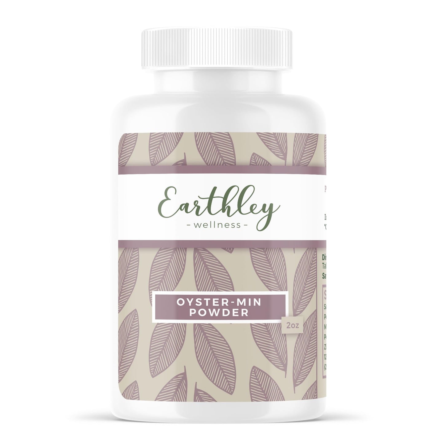 Earthley Wellness Oyster-Min Capsules – Natural Zinc & Mineral Supplement for Immune Support, Mood & Energy (56 Servings)