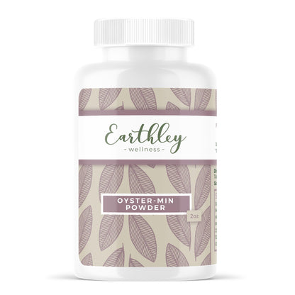 Earthley Wellness Oyster-Min Capsules – Natural Zinc & Mineral Supplement for Immune Support, Mood & Energy (56 Servings)