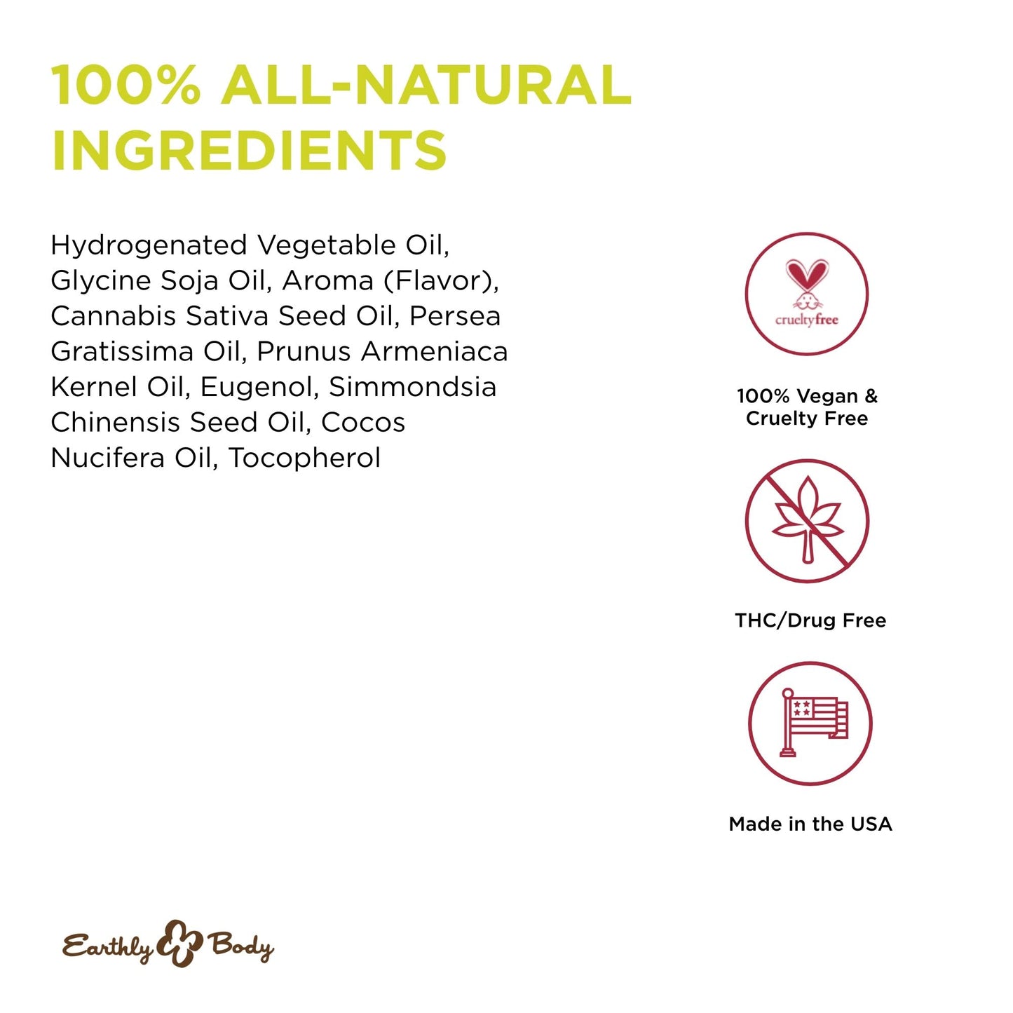 Earthly Body Edible Massage Candle Banana – 4 oz | 3-in-1 Massage Oil