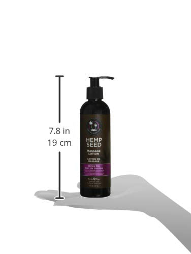 Earthly Body Hemp Seed Massage Lotion 8 Oz Skinny Dip
