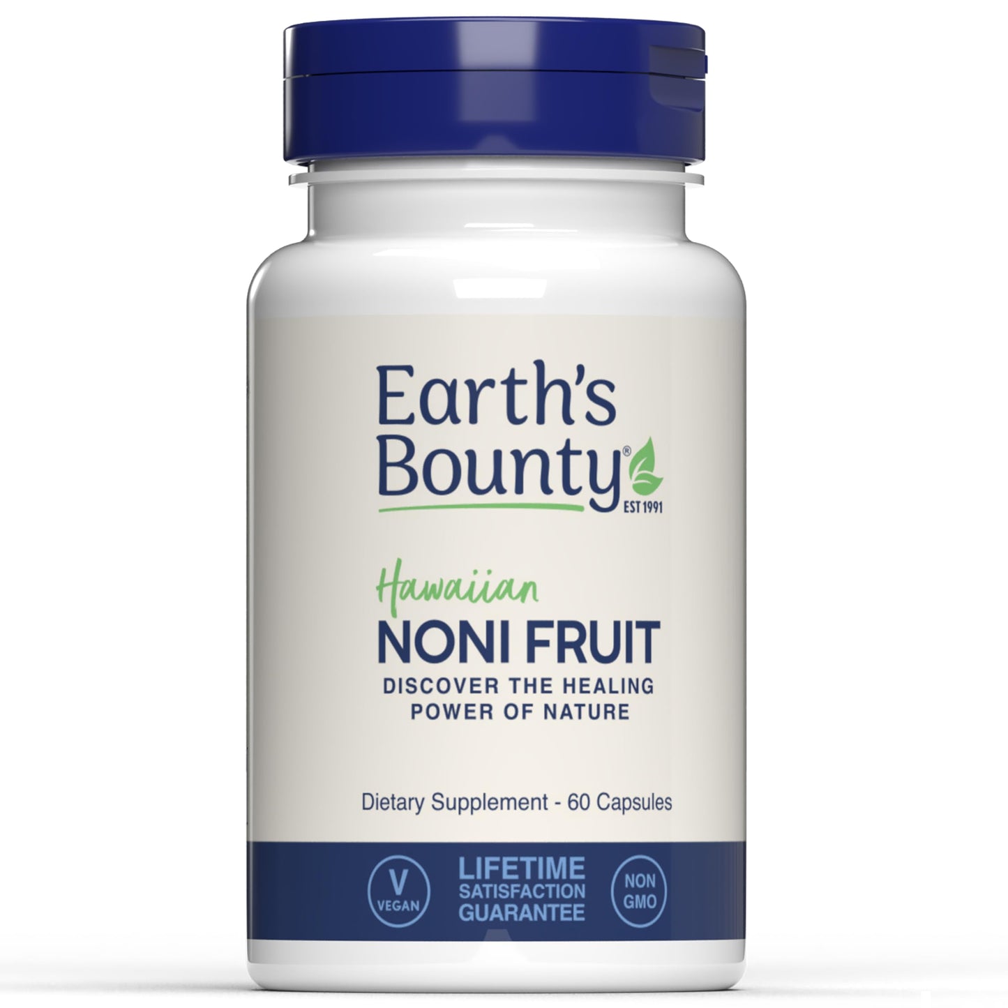 Earth's Bounty Hawaiian Noni Capsules | 60 Veggie Caps | Immune & Joint Health