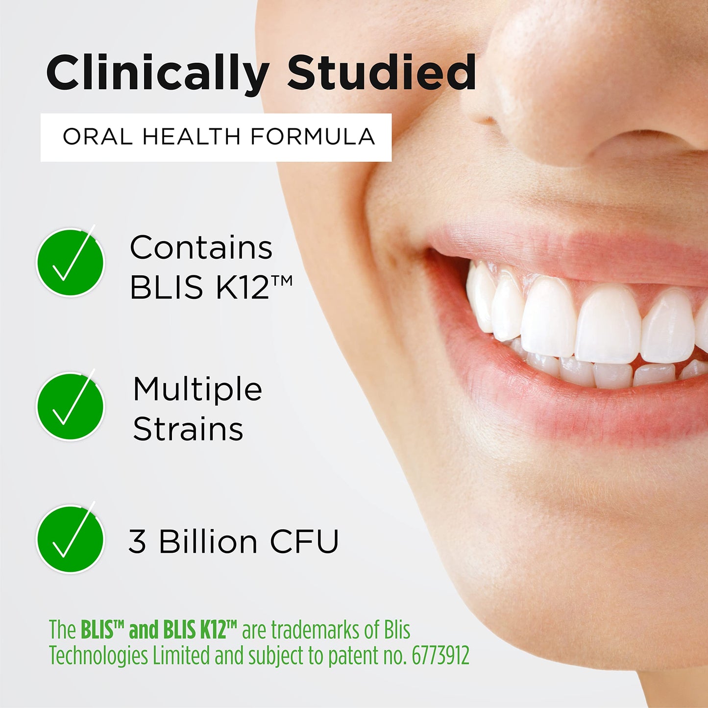 Earth's Pearl Dental Probiotic with BLIS K12 – Mint Oral Probiotics (30-Day)