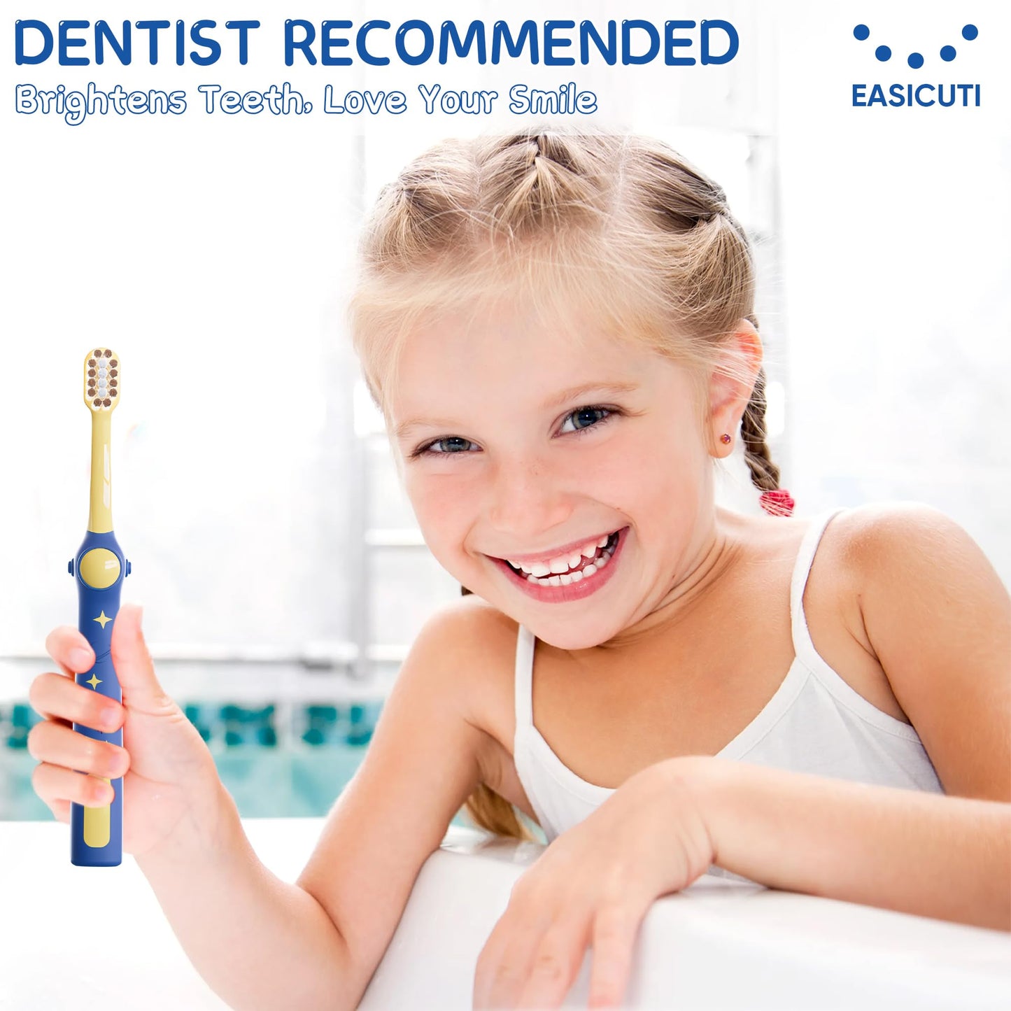EASICUTI Extra Soft Toddler Toothbrushes 8 Pack - Space Theme Kids Toothbrushes for Ages 2-12 | Baby Toothbrush 12 Months+
