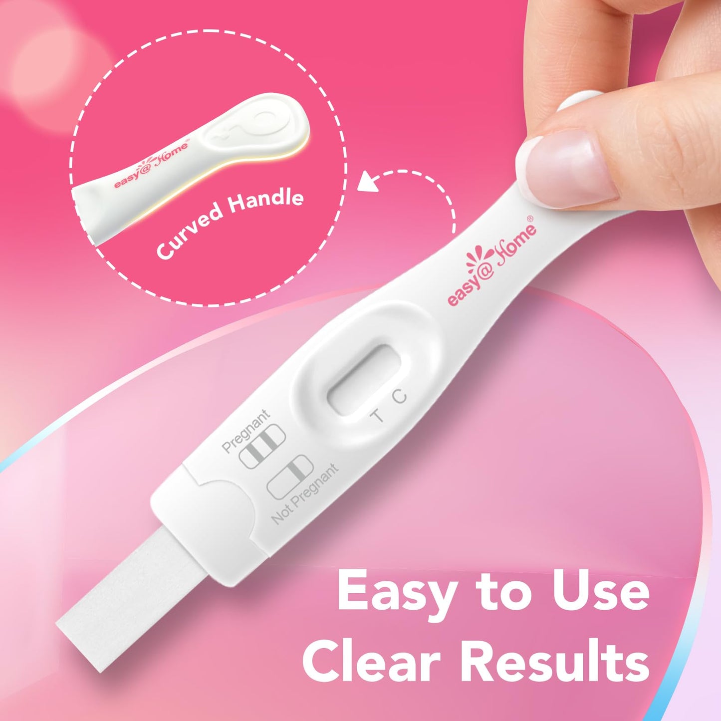 Easy@Home 9 Count Pregnancy Tests – 3 Early Detection Sticks & 6 Precise Test Strips, Instant Readings