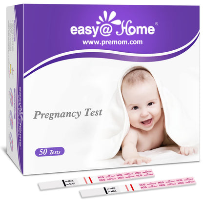 Easy@Home Pregnancy Test Strips 50 Pack – HCG Early Detection | EZW1-S:50