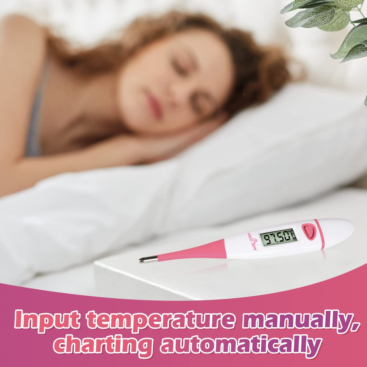 Easy@Home Ovulation Test Kit — 50 LH Strips, 20 Pregnancy Tests, Basal Thermometer