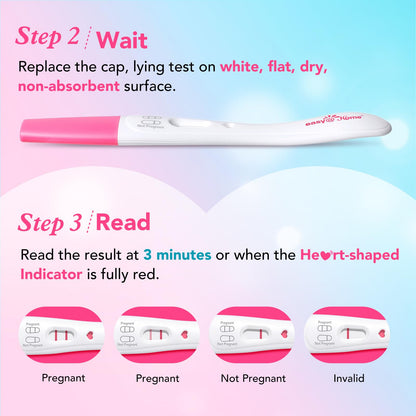 Easy@Home Smart Timing Pregnancy Test – Early hCG Detection, Fast Results (5 Pack)