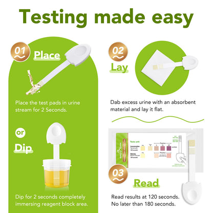 Easy@Home UTI Test Strips 6 Pack – Leukocytes & Nitrites (Women)