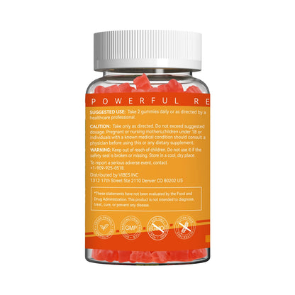 EAZGOO Ashwagandha Gummies & Vitamin D3 – 3000mg Extra Strength Ashwagandha, Strawberry Flavor, 60 Count