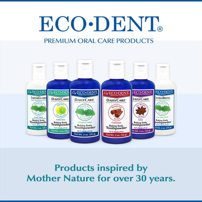 Eco-Dent TartarGuard Toothpowder with DailyRinse – Enzyme Cleaning, SLS-Free, Fluoride-Free