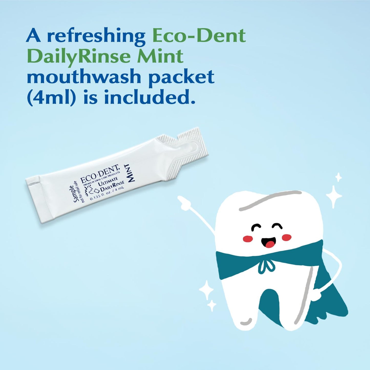 Eco-Dent DailyCare Baking Soda Toothpowder, Anise – SLS & Fluoride-Free