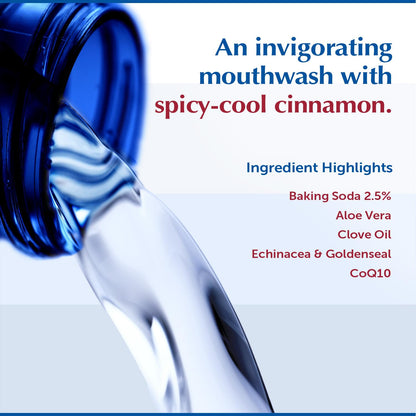 Eco-Dent Alcohol-Free Mouthwash | Cinnamon & Mint | Essential MouthCare
