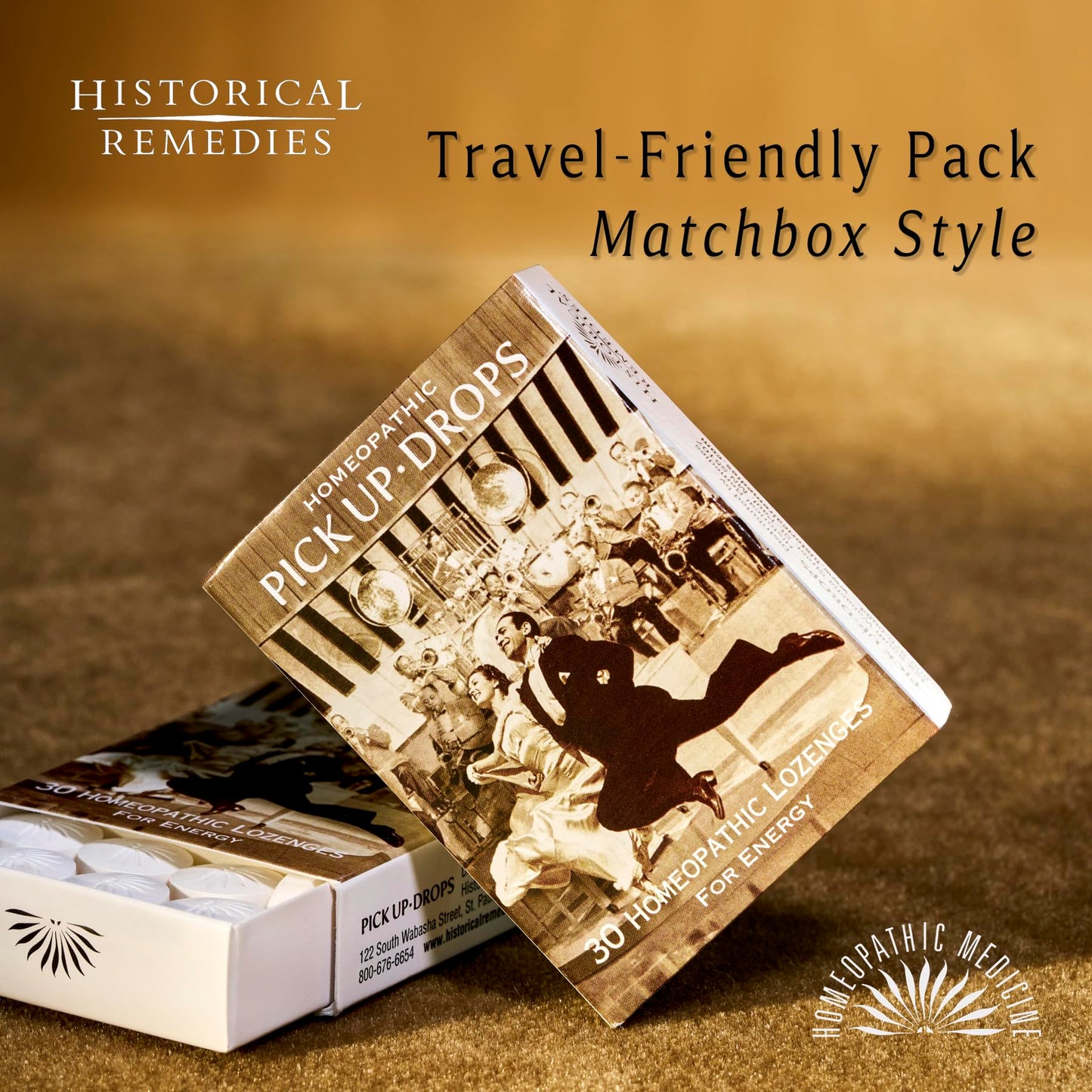 Historical Remedies Pick Up Drops 12 Pack – Vegan & Gluten-Free Homeopathic Lozenges