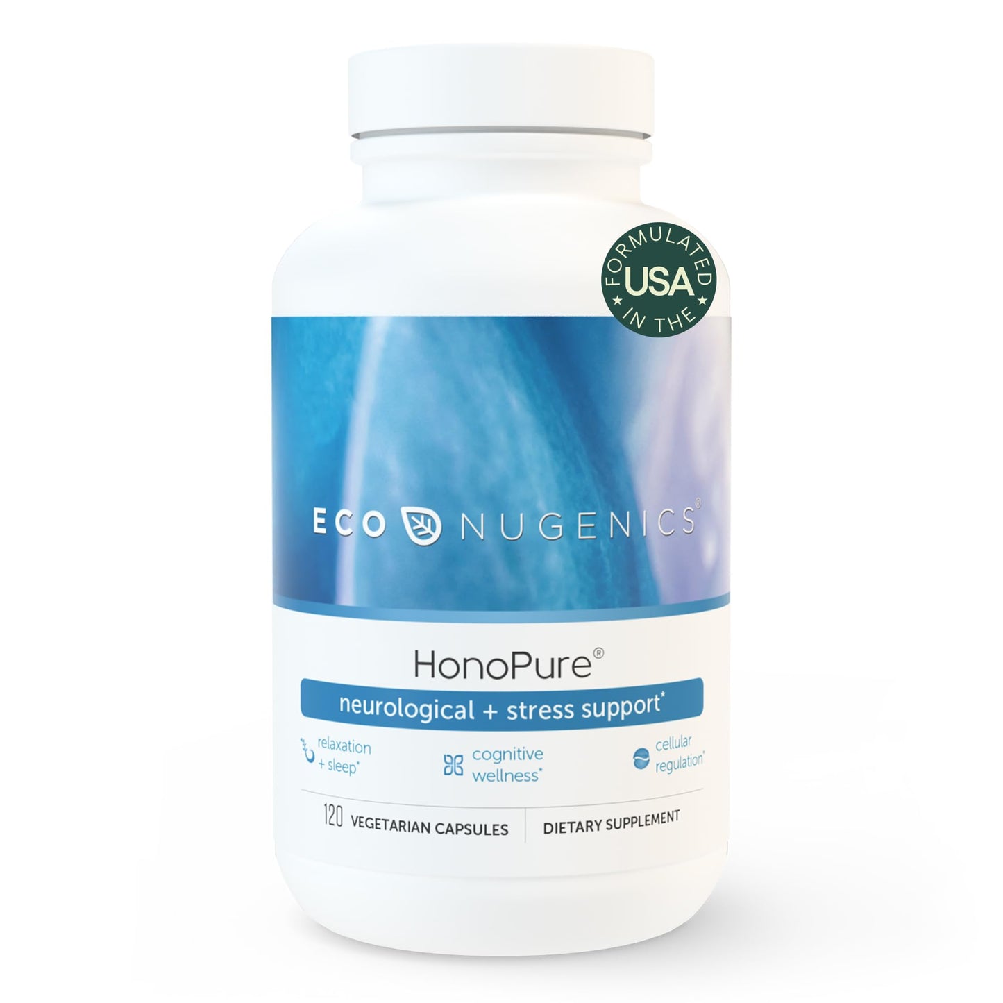 EcoNugenics HonoPure – 120 Capsules | 98% Pure Honokiol for Cellular & Cognitive Support