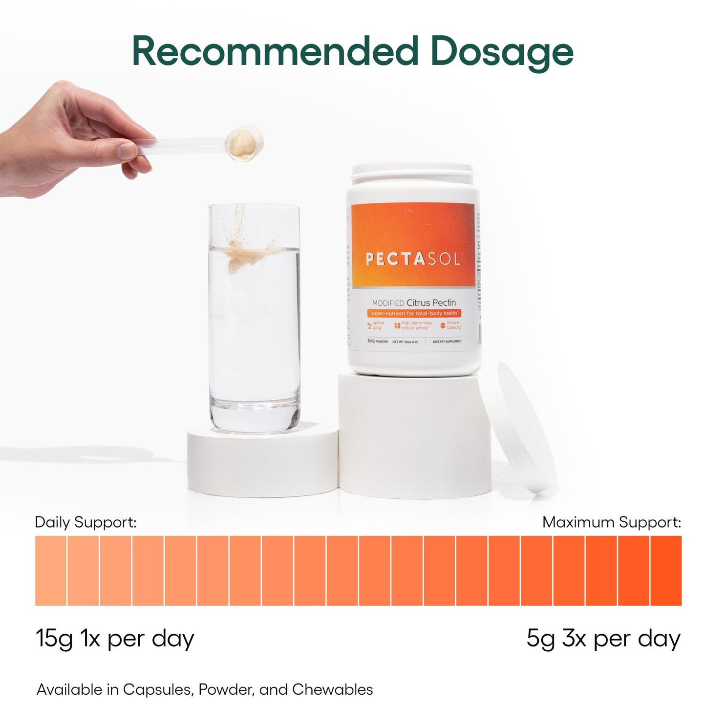 EcoNugenics PectaSol Modified Citrus Pectin – 454g Powder – Total-Body Health, Immune Support & Galectin-3 Maintenance