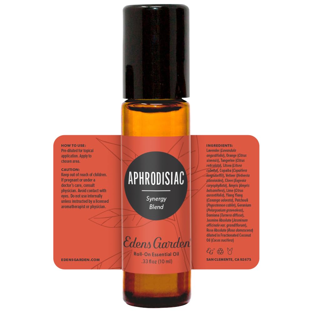 Edens Garden Aphrodisiac Roll-On – 10 ml, Premium Grade, Skin Safe