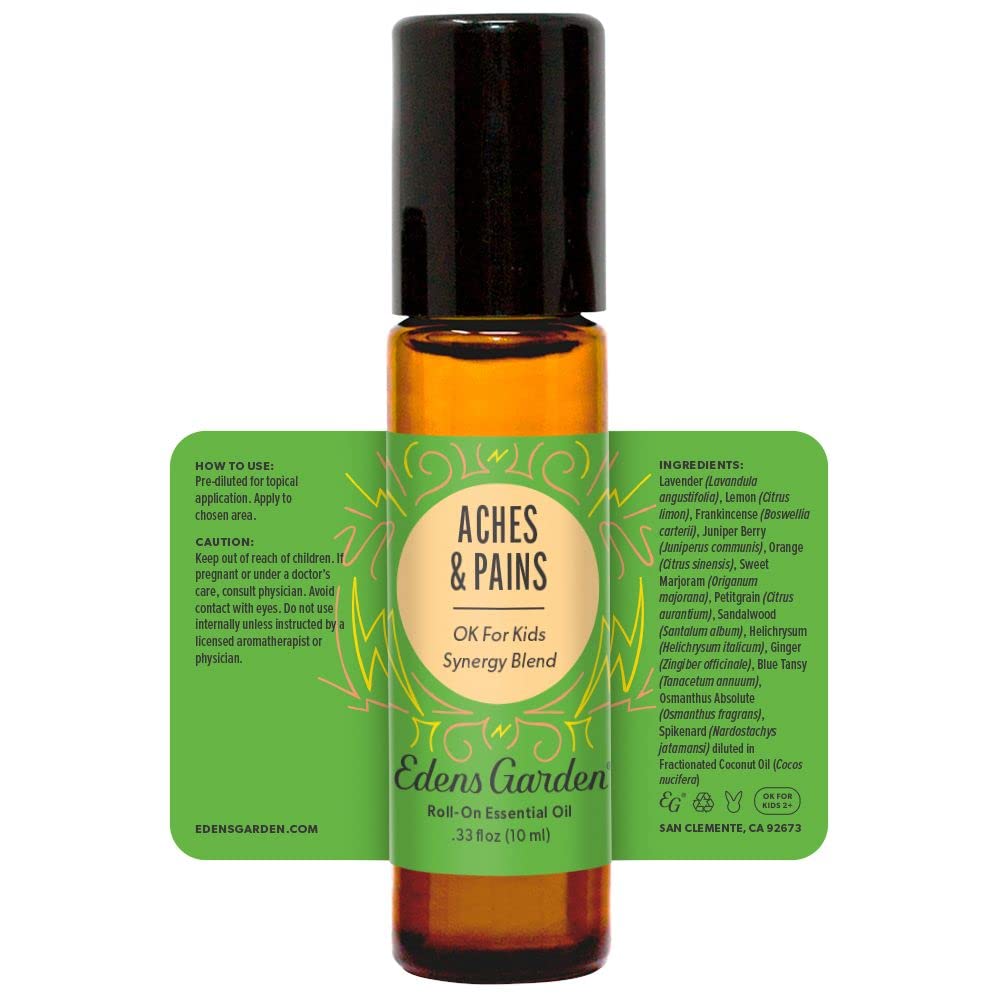 Edens Garden Essential Oil Roll-On Blend – 100% Pure, Premium Grade, Kid & Skin Safe | Aromatherapy
