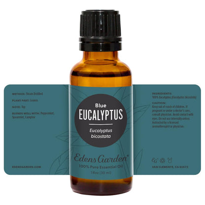 Edens Garden Eucalyptus-Blue Essential Oil - 100% Pure (30 ml)