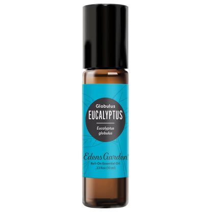 Edens Garden Eucalyptus Globulus Essential Oil Roll-On – 100% Pure, Premium Grade, Pre-Diluted 10 ml