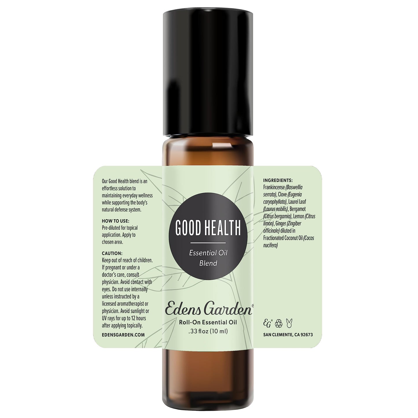 Edens Garden Good Health Essential Oil Roll-On Blend – 100% Pure, Premium Grade, 10 ml