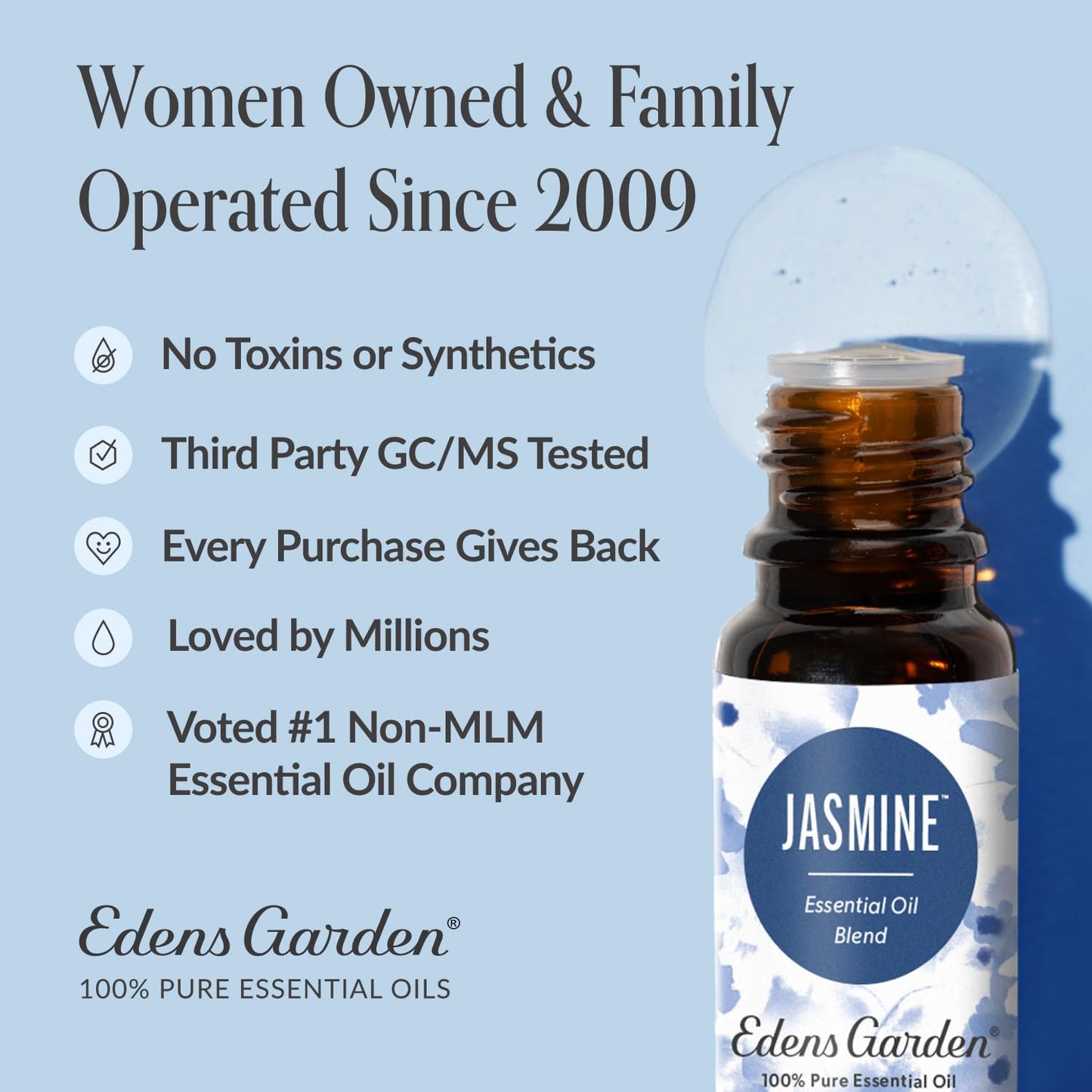 Edens Garden Jasmine Essential Oil Blend – 100% Pure, Premium Grade, 10 ml