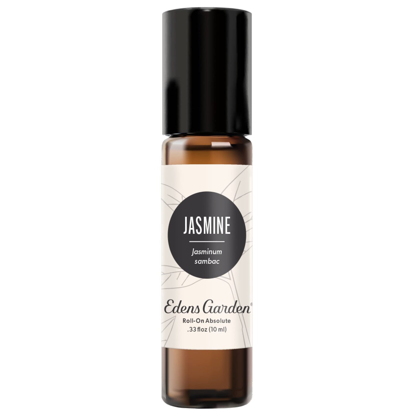 Edens Garden Jasmine-Sambac Absolute Essential Oil Roll-On - 100% Pure Premium Grade, Pre-Diluted 10 ml