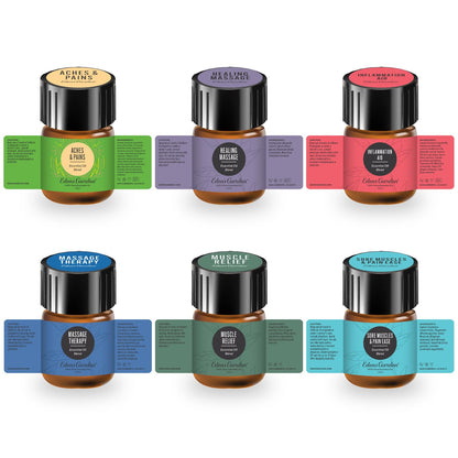 Edens Garden Massage Essential Oils Discovery 6 Set – 100% Pure Therapeutic Grade