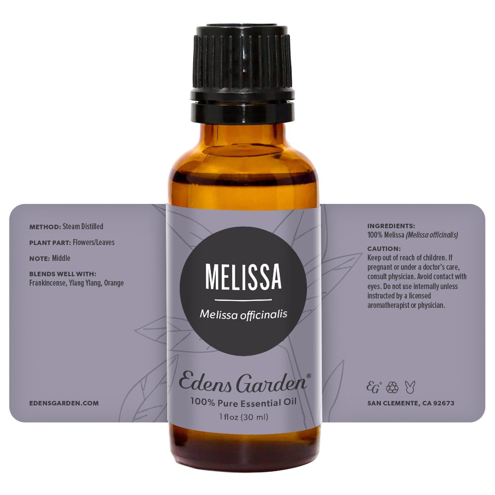 Edens Garden Melissa Essential Oil - 100% Pure Premium Grade, 30 ml