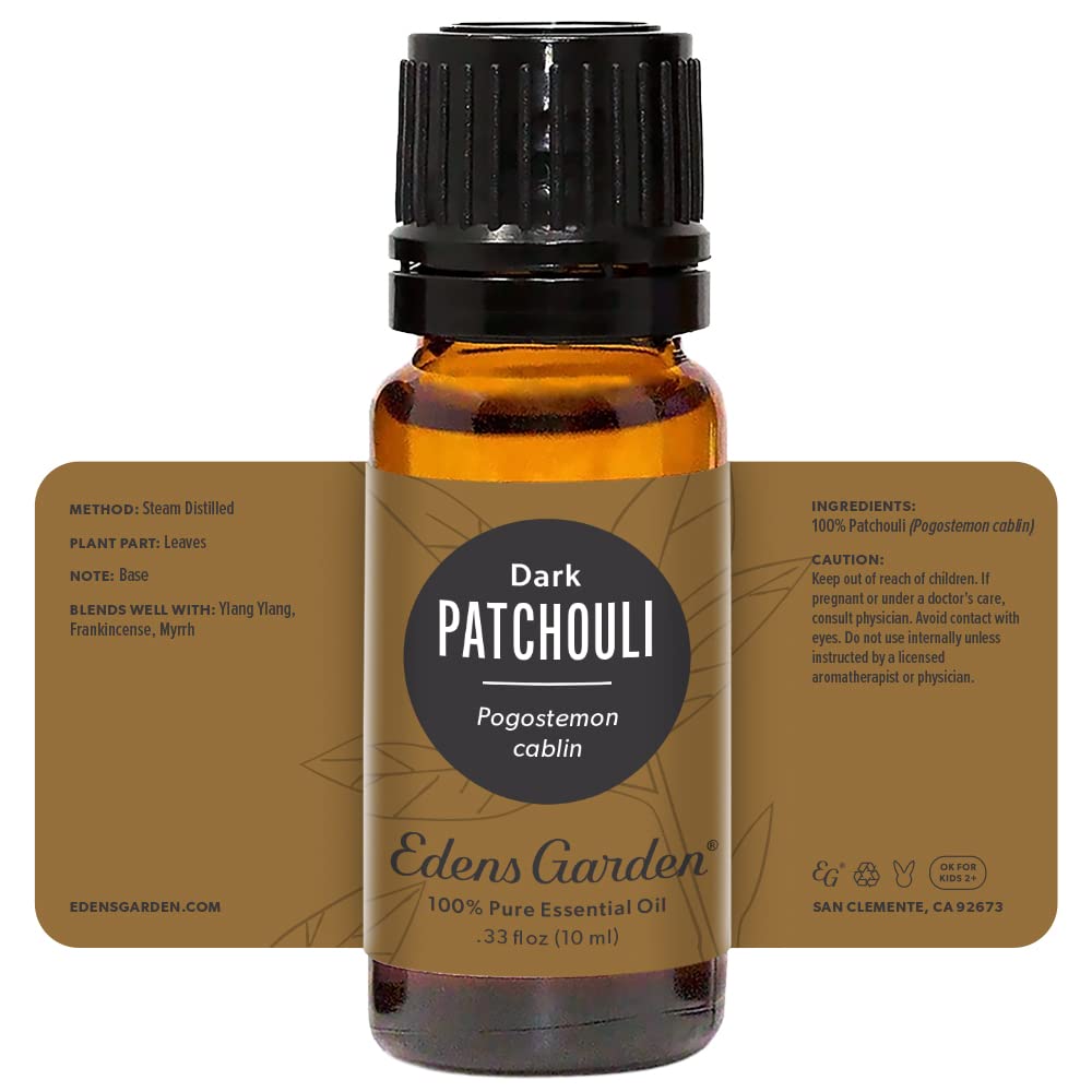 Patchouli Dark Essential Oil – Edens Garden 10 ml, Pure & Therapeutic