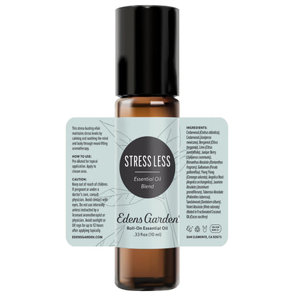 Edens Garden Stress Less Essential Oil Roll-On – 10 ml Pre-Diluted, 100% Pure