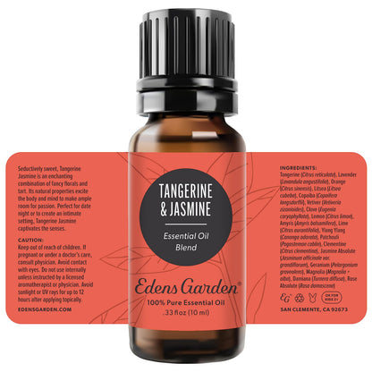 Edens Garden Tangerine Jasmine Essential Oil Blend - 100% Pure, Premium Grade, 10 ml