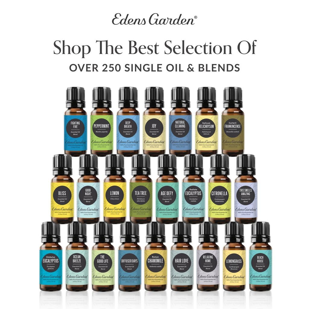 Edens Garden In Bloom 3-Set – Jasmine, Rose & Sweet Pea Essential Oils (10 ml)