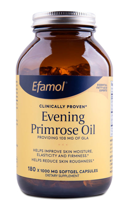 Efamol Pure Evening Primrose Oil 180 Softgels – Skin Hydration, Elasticity & Firmness