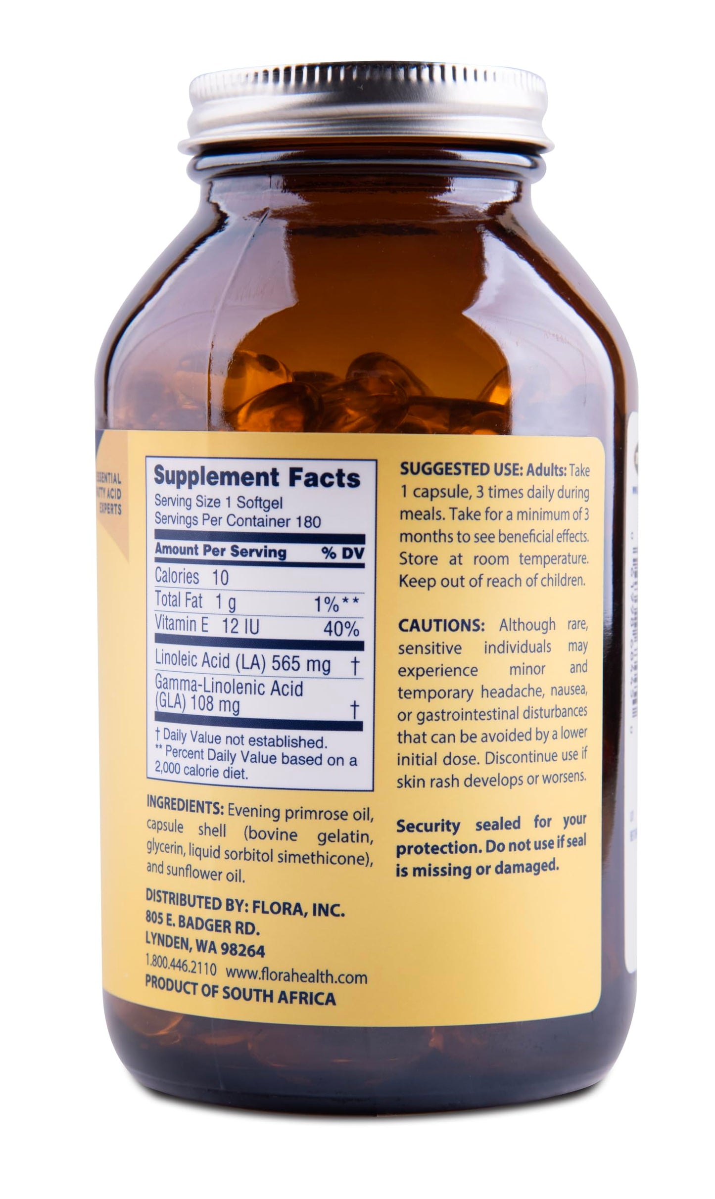 Efamol Pure Evening Primrose Oil 180 Softgels – Skin Hydration, Elasticity & Firmness