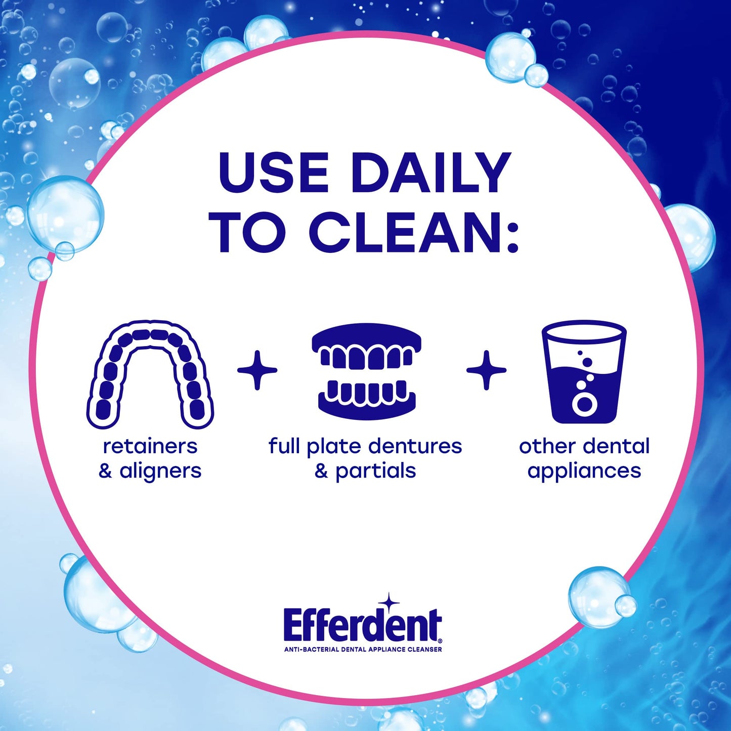 Efferdent Complete Clean Denture Cleanser Tablets – 44 Count