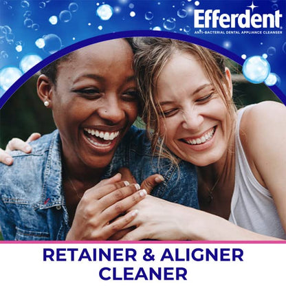 Efferdent Complete Clean Retainer & Denture Cleaner Tablets – 44 Count, Pack of 3