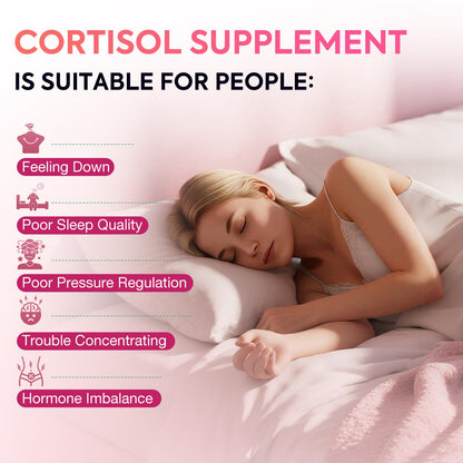Efioist Cortisol Support for Women — 17-in-1 Hormone Harmony, Mood & Sleep | 60 Capsules