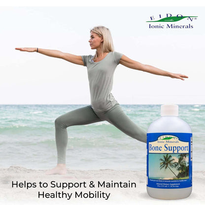 Eidon Mineral Wellness Liquid Supplement – Ionic Trace Minerals (Calcium, Magnesium, Zinc) Bioavailable – 18 oz