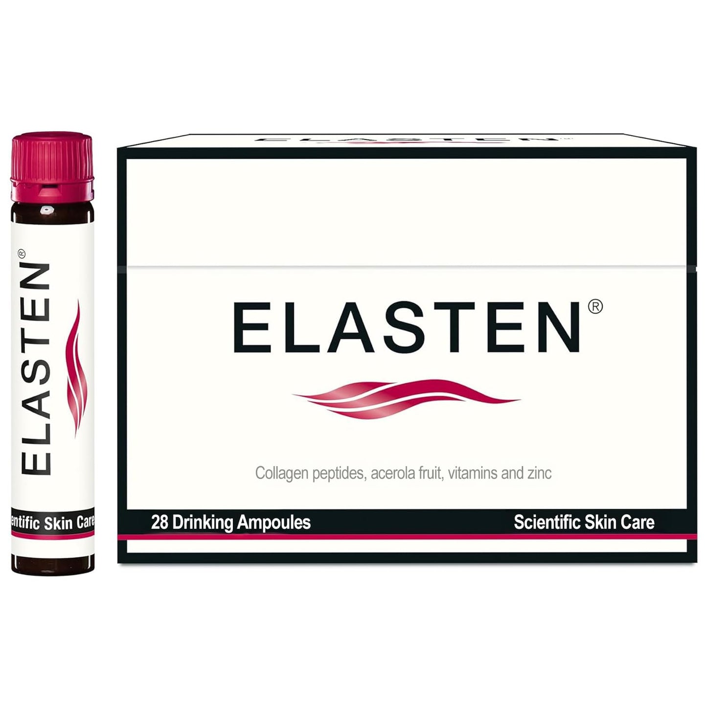 ELASTEN Clinically Tested Collagen Complex – Radiant Skin from Within (28 Ampoules)