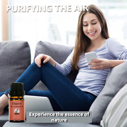 Elaunva Essential Oils Set - 4 Pure Scents (0.33oz each)