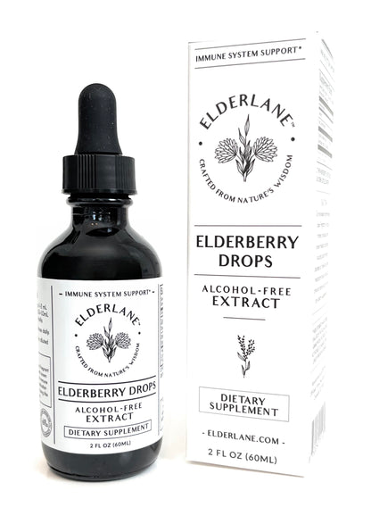 Elderberry Drops by Elderlane – Immune Support, Non-GMO, Vegan