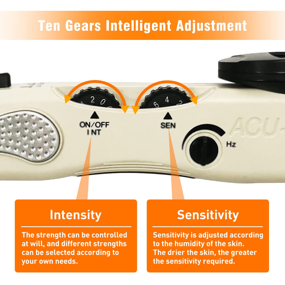 Electronic Acupuncture Pen – Pain Relief Therapy Meridian Pen with 3 Massage Heads | Rechargeable