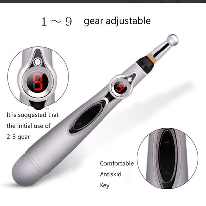 Electronic Acupuncture Pen - 3-in-1 Meridian Energy for Pain Relief