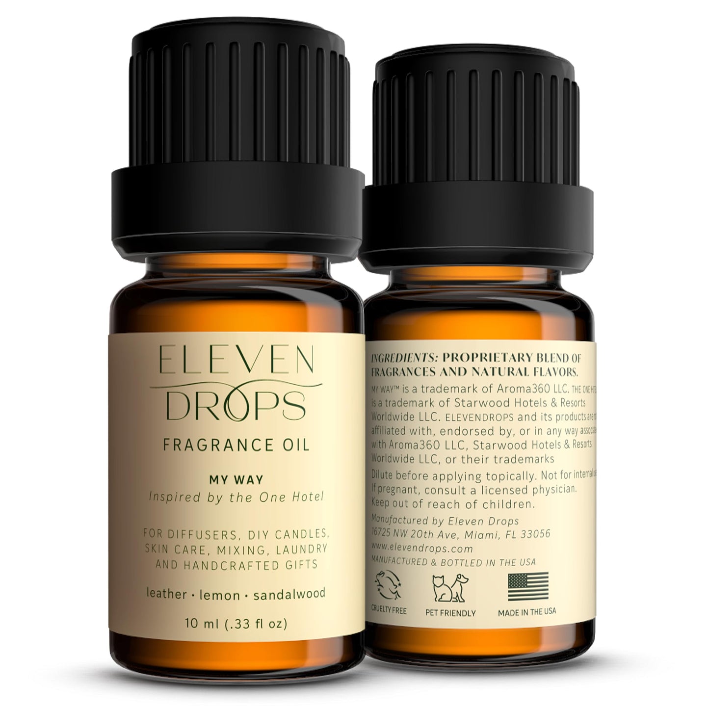 Eleven Drops My Way Diffuser Oil – Premium Fragrance Inspired by The 1 Hotel (10ml) | Pet Friendly