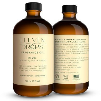 Eleven Drops My Way Diffuser Oil – Premium 16oz Fragrance Inspired by The One Hotel
